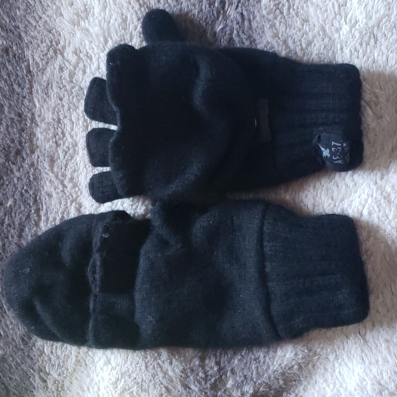 American eagle fingerless gloves with mitten snap cover - Picture 2 of 2